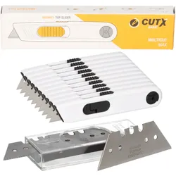 CutX Set 10x Cuttermesser Multicut X6060 + 10x Ersatzklingen