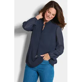 GOLDNER Chiffonbluse Blau 24
