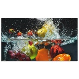 Artland Küchenrückwand »Spritzendes Obst auf dem Wasser«, (1 tlg.), bunt