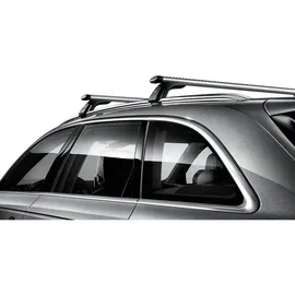 Audi Grundträger Tragstäbe Dachgepäckträger für A4 Avant, Silber/Schwarz