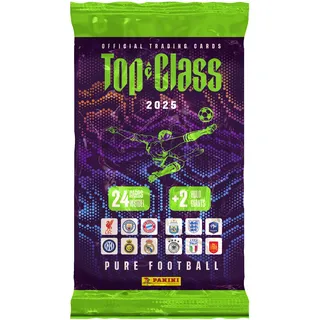 Panini FIFA Top Class 2025 Trading Cards Fat Pack 24 Karten + 2 Holo Giants