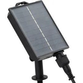 LINDBY LED Solar-Erdspießleuchte Syrene Aluminium 45 cm 1 x 0,24 W warmweiß schwarz