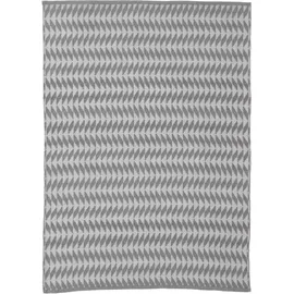 carpetfine Teppich CARPETFINE "Frida 203", grau, B:200cm H:7mm L:290cm, Polyester, Teppiche, Teppich, Wendeteppich, 100% recyceltem Material (PET), Flachgewebe, Sisal Optik