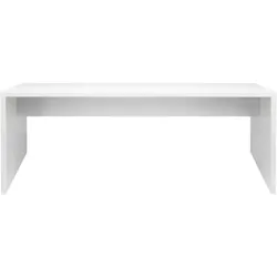 Low Desk Schreibtisch mit Schichtstoff-Tischplatte und ABS Kante