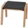 Siena Garden Catania Hocker 51 x 44 x 57 cm braun
