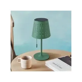 LINDBY Solarleuchte Metall 1 x 2,1 W LED spritzwassergeschützt IP44 grün