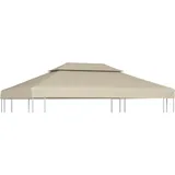 Pavillon-Dachplane Ersatzdach 310 g/m2 Beige 3×4 m CFW519251