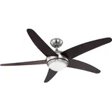 GLOBO Fabiola 132 cm Deckenventilator wenge mit Licht inkl. Fernbedienung