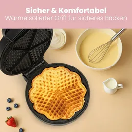 Clatronic WA 3492 Waffelautomat schwarz/edelstahl