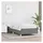 vidaXL Bettgestell 100 x 200 cm Dunkelgrau