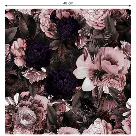 wall-art Vintage Mustertapete 0,48 m x 5,28 m 0 g Lila/Mehrfarbig