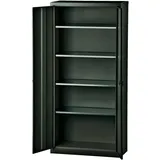 BISLEY Stahlschrank Universal E782A04633 schwarz 91,4 x 40,0 x 195,0 cm, aufgebaut