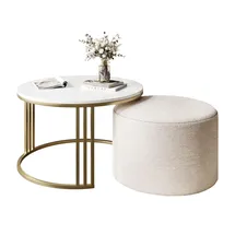 lookway LORI Beige Metall 70 x 49 x 70 cm