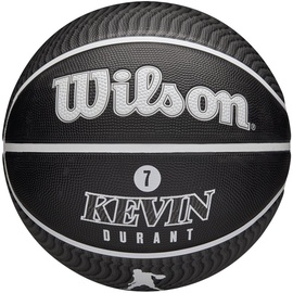 Wilson NBA Player Icon Kevin Durant Outdoor Ball WZ4006001XB, Unisex basketballs, Black, 7 EU