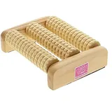 Holz Massage Kosmetex Fußroller für Fussmassage zur Anregung der Fußreflexzonen, Klein