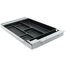 TecLines TUS003A ausziehbare Unterbau Schublade S, silber