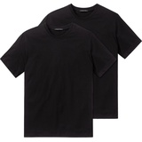 SCHIESSER American T-Shirt schwarz XL 2er Pack