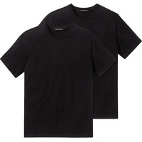 SCHIESSER American T-Shirt schwarz XL 2er Pack