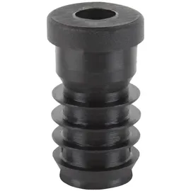GAH Alberts Gewindestopfen 20 mm M8 4 Stück schwarz Kunststoff