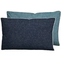 biberna Kissenbezug Hermal 40 x 60 cm Blau