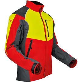 Pfanner Forst-Bundjacke "VENTILATION" - M - rot/neongelb