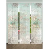 home in green Schiebevorhang ¦ grün ¦ Synthetik ¦ Maße (cm): B: 60 H: 245