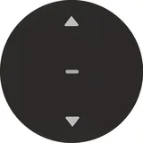 Berker KNX-Funk Jalousie-Taste schwarz
