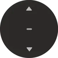 Berker KNX-Funk Jalousie-Taste schwarz