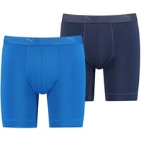 Puma Sport MICROFIBER LONG Boxer Blue Combo M