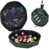 enhance gaming ENHANCE Tabletop Collector's Edition Dice Case Green Dragon Scales