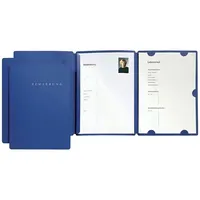 Pagna Bewerbungsmappe Select A4 Blau 3 St.