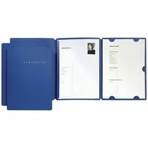 Pagna Bewerbungsmappe Select A4 Blau 3 St.