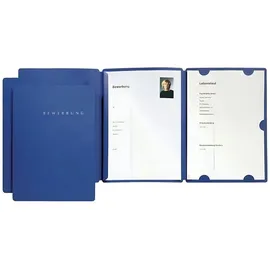 Pagna Bewerbungsmappe Select A4 Blau 3 St.