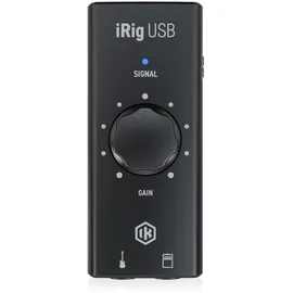IK Multimedia iRig USB Gitarren- USB-C Audiointerface für MAC und PC (hochauflösende Audioübertragung, AMP-Ausgang mit zwei FX/Thru-Modi, Eingangsverstärkungsregler, inkl. IK-App und Software-Paket)