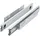 Tectake tectake® Teleskopschublade, verchromt, verstellbare Breite, einfache Montage