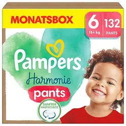 Pampers® Windeln HarmonieTM Größe Gr.6 (15+ kg) für Kids und Teens (4-12 Jahre), 132 St.