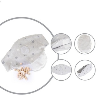 Moni Baby Anti-Kolik-Gürtel, Kirschkernkissen, Wärmekissen, Thermo-Gürtel grau