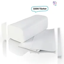 Blanc HYGIENIC Falthandtuchpapier 2-lagig 3.200 Tücher