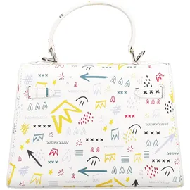 Peter Kaiser Henkeltasche Leder Gelb/Weiß