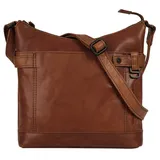 Spikes & Sparrow Umhängetasche, echt Leder braun