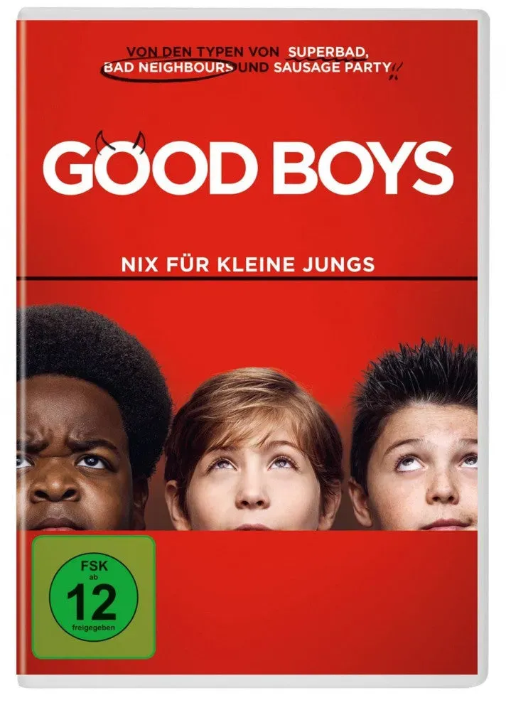 DVD Good Boys - Nix für kleine Jungs: Komödie 2019 USA, FSK 12, mit Lil Rel Howery, Will Forte, Molly Gordon.