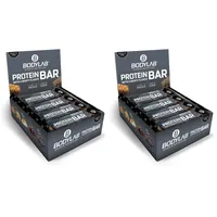 Bodylab24 Protein Bar, Eiweißriegel, Geschmack: Crispy Schokolade, hochwertiger Proteinriegel, Low Carb Fitness Protein-Bar, fettarmer Premium Protein Riegel, 12 Stück á 65g (Packung mit 2)