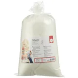 Rayher Hobby Rayher 30195000 Füllwatte hochflauschig 500 g Beutel, Füllmaterial 100 Polyester, weiß, Flocken, waschbar 95 Grad, Bastelwatte, Kissenfüllung, Füllmaterial, Stopfwatte, Weiss