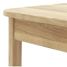 MCA living Esstisch Oskar TOPSELLER!«, (Esstisch, Küchentisch),... Massivholztisch, wahlweise in Kernbuche oder Wildeiche, massiv rechteckig, 80x76x120 cm, - 2 Jahre Gewährleistung - mind. 14 Tage Rückgaberecht - Braun