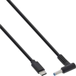 InLine InLine® USB Typ-C zu HP Notebook (rund/klein) Ladekabel, 2m