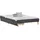 Homestyle4u Polsterbett 140 x 200 cm Grau