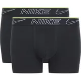 Nike Trunk 2PK Unterwäsche, Black/Black, M Herren
