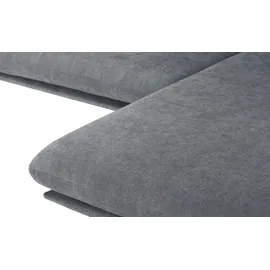 KOINOR Eckcouch Flachgewebe 2-Sitzer Grau