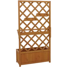 Mendler Hochbeet HWC-P68 135 x 70 x 30 cm Braun