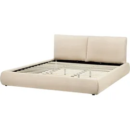 Beliani Vinay 180 x 200 cm Hellbeige